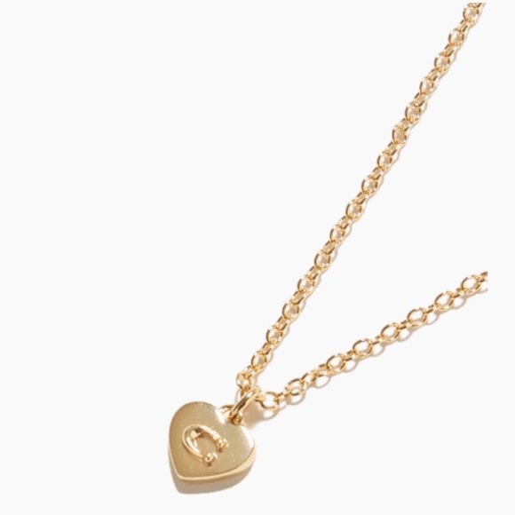 Coach Gold Heart Pendant Necklace - Picture 1 of 4